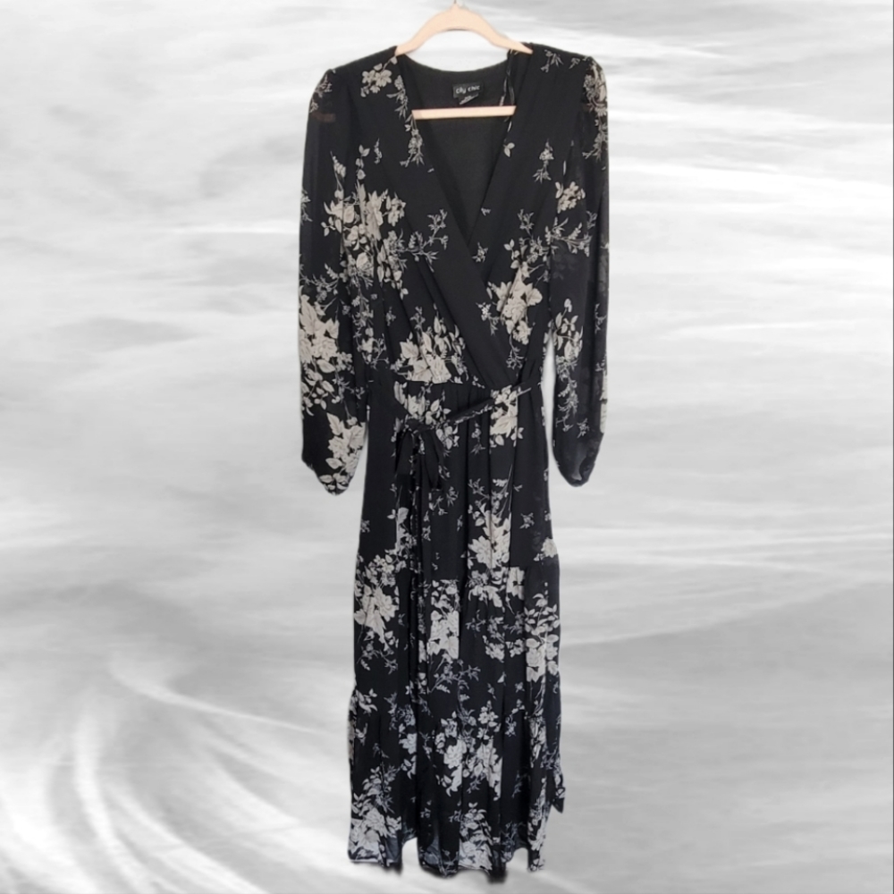 City Chic Maxi Tiered Dress